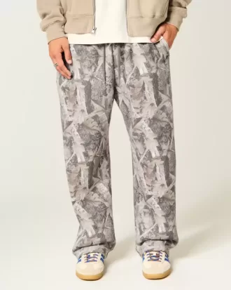 Baggy träningsbyxor