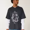 Baggy Undertaker grafisk tröja Baggy Undertaker grafisk tröja