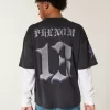Baggy Undertaker grafisk tröja Baggy Undertaker grafisk tröja