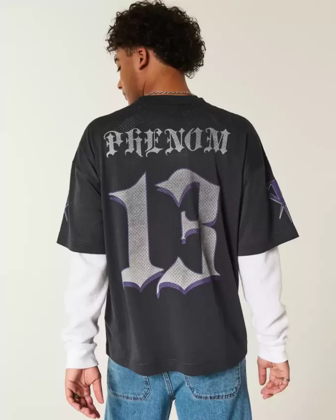 Baggy Undertaker grafisk tröja Baggy Undertaker grafisk tröja