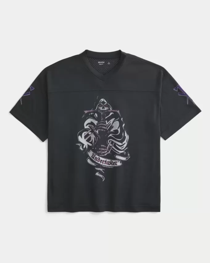 Baggy Undertaker grafisk tröja Baggy Undertaker grafisk tröja