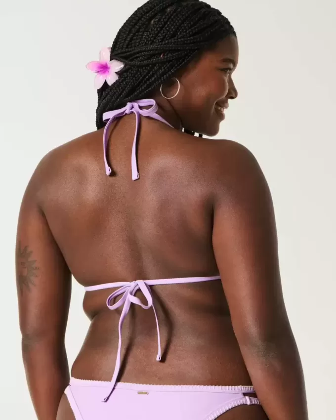 Bikinitopp med broderad triangel Bikinitopp med broderad triangel