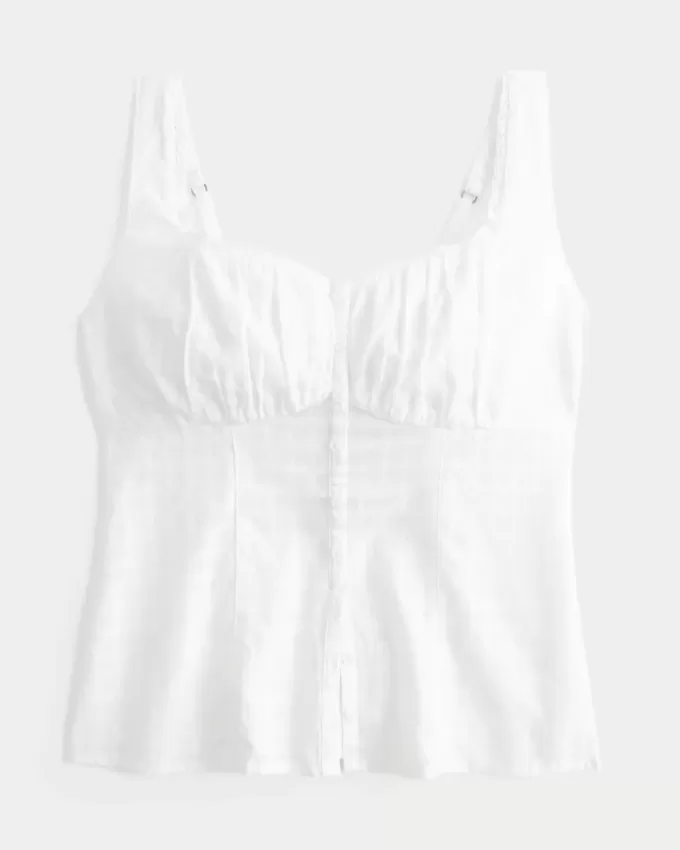 Blus med knäppning Blus med knäppning