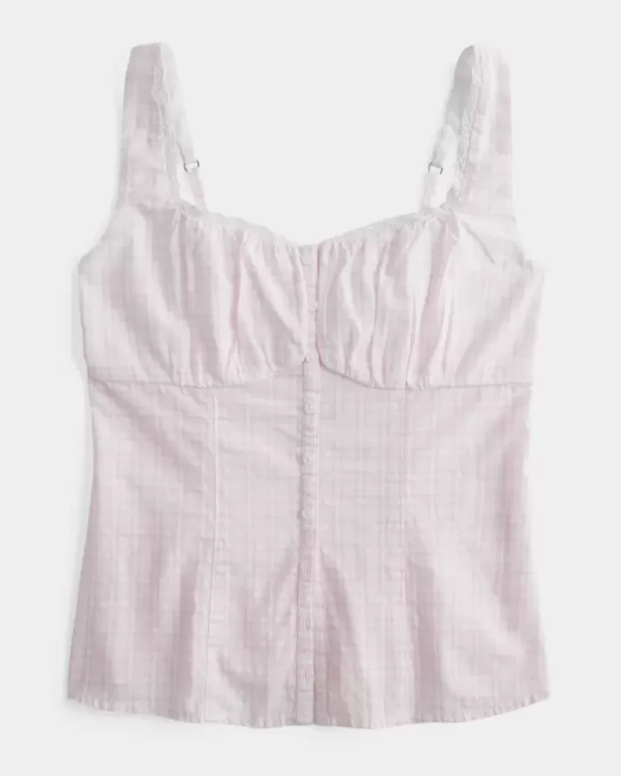 Blus med knäppning Blus med knäppning