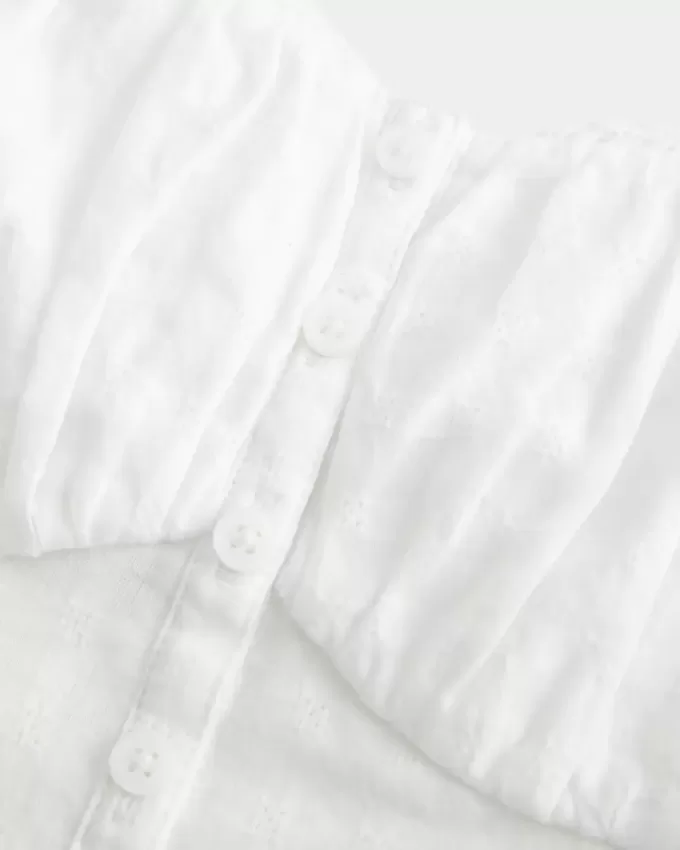 Blus med knäppning Blus med knäppning