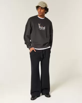 Bootcut träningsbyxor