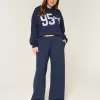 Bow Graphic Baggy Sweatpants Bow Graphic Baggy Sweatpants