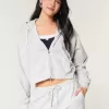 Boxig hoodie med dragkedja Boxig hoodie med dragkedja