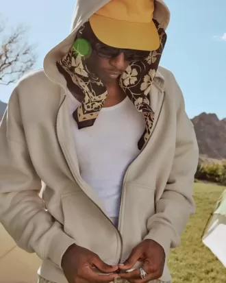 Boxig hoodie med dragkedja