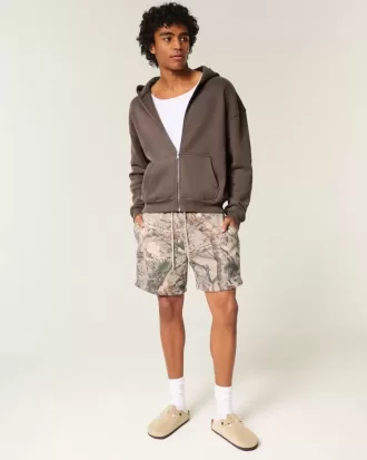Boxig hoodie med dragkedja