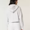 Boxig hoodie med dragkedja Boxig hoodie med dragkedja