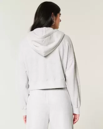 Boxig hoodie med dragkedja