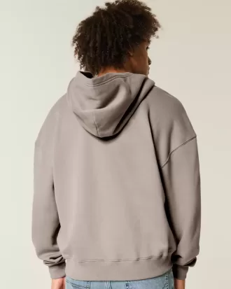 Boxig hoodie med dragkedja