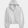 Boxig hoodie med dragkedja Boxig hoodie med dragkedja