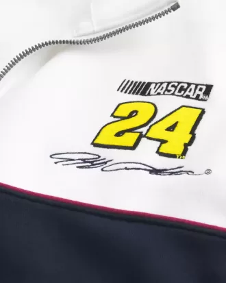 Boxig NASCAR Jeff Gordon grafisk tröja med halv dragkedja