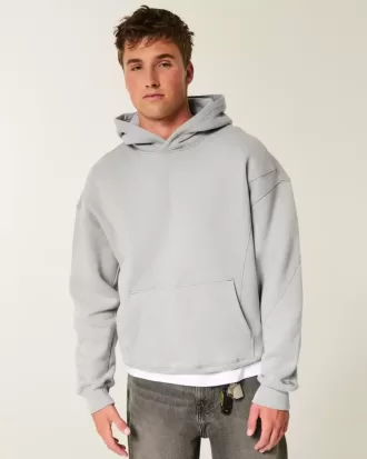 Boxig sömnad hoodie