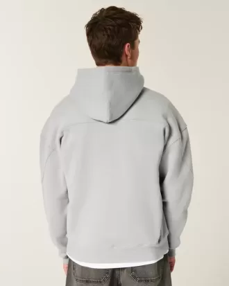 Boxig sömnad hoodie