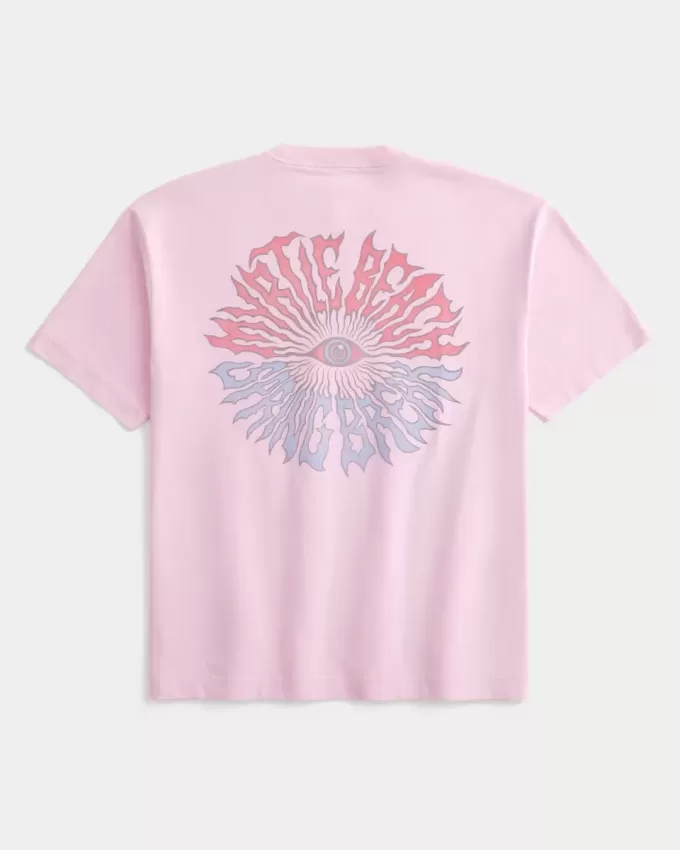 Boxig tungvikt Myrtle Beach grafisk t-shirt