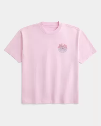 Boxig tungvikt Myrtle Beach grafisk t-shirt