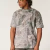 Boxig tungvikts Camo Crew T-shirt