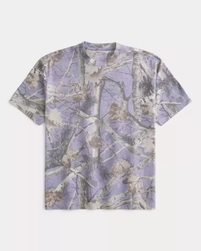 Boxig tungvikts Camo Crew T-shirt