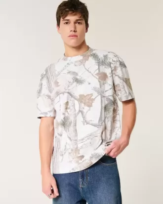 Boxig tungvikts Camo Crew T-shirt