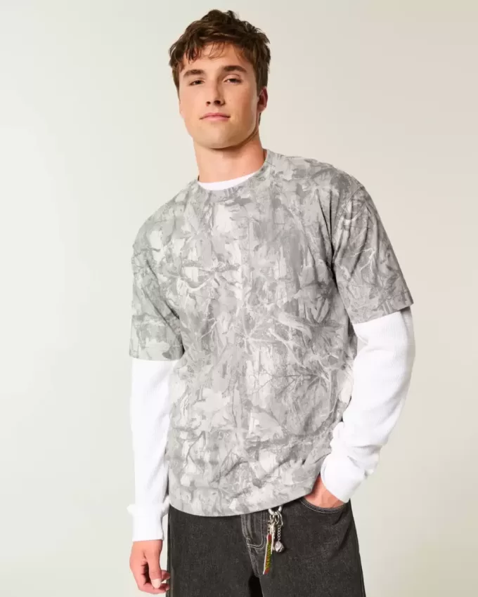 Boxig tungvikts Camo Crew T-shirt Boxig tungvikts Camo Crew T-shirt