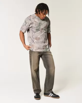 Boxig tungvikts Camo Crew T-shirt