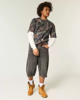 Boxig tungvikts Camo Crew T-shirt
