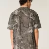 Boxig tungvikts Camo Crew T-shirt