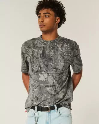 Boxig tungvikts Camo Crew T-shirt