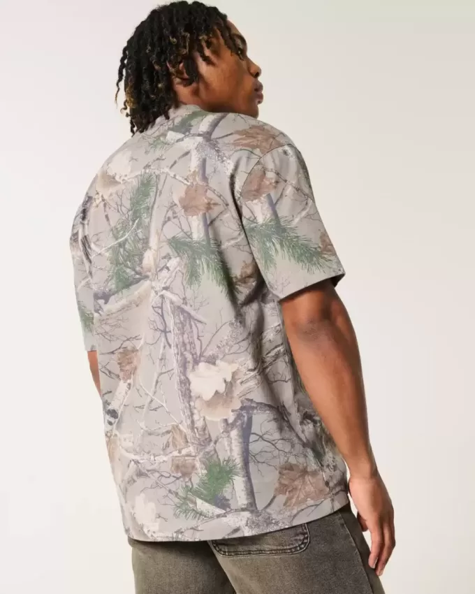 Boxig tungvikts Camo Crew T-shirt