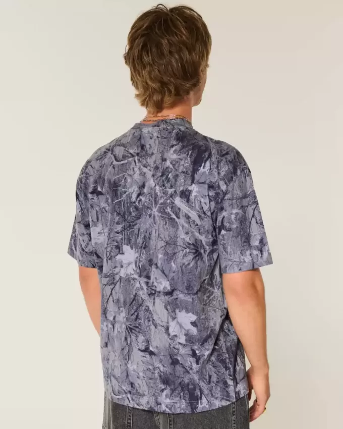 Boxig tungvikts Camo Crew T-shirt