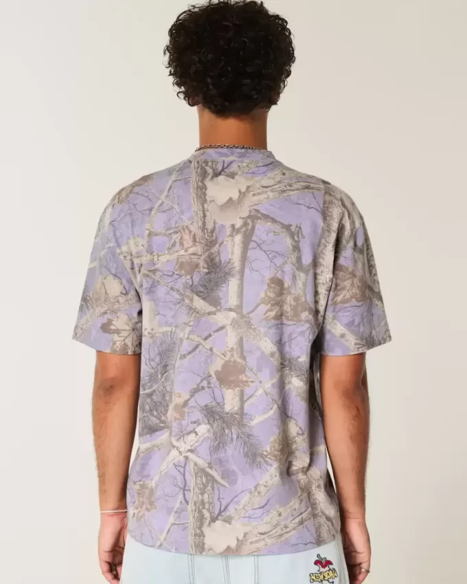 Boxig tungvikts Camo Crew T-shirt
