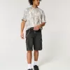 Boxig tungvikts-Crop Camo Crew T-shirt