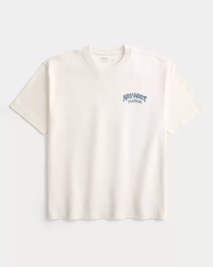Boxig tungvikts Key West grafisk t-shirt