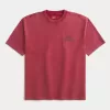 Boxig tungvikts Los Angeles grafisk t-shirt Boxig tungvikts Los Angeles grafisk t-shirt