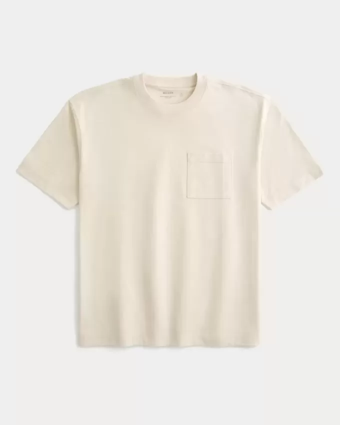 Boxig tungvikts Pocket Crew T-shirt