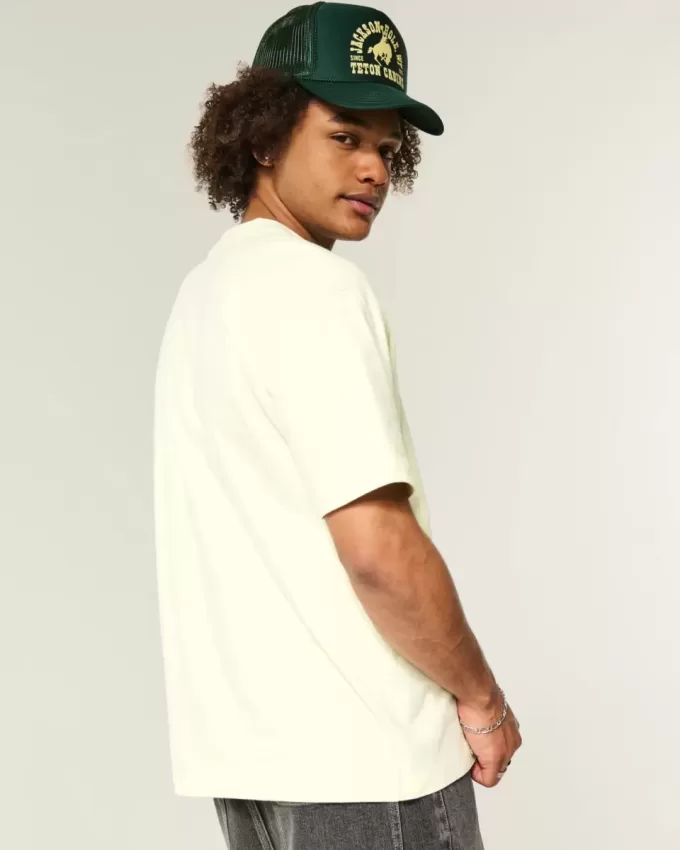 Boxig tungvikts T-shirt