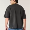 Boxig tungvikts T-shirt för Crop Crew