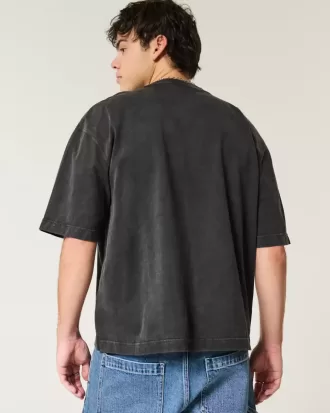 Boxig tungvikts T-shirt för Crop Crew
