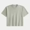 Boxig tungvikts T-shirt för Crop Crew