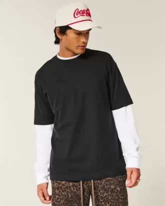 Boxig tungvikts T-shirt i bomull Boxig tungvikts T-shirt i bomull