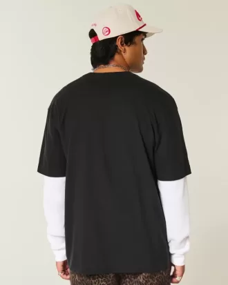 Boxig tungvikts T-shirt i bomull Boxig tungvikts T-shirt i bomull