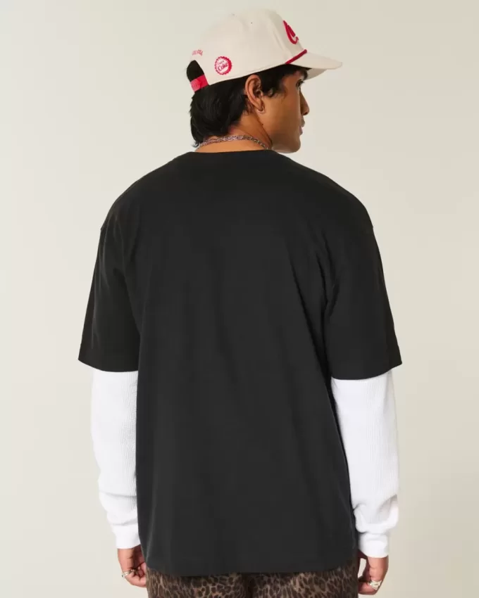 Boxig tungvikts T-shirt i bomull Boxig tungvikts T-shirt i bomull
