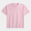 Boxig tungvikts T-shirt i bomull