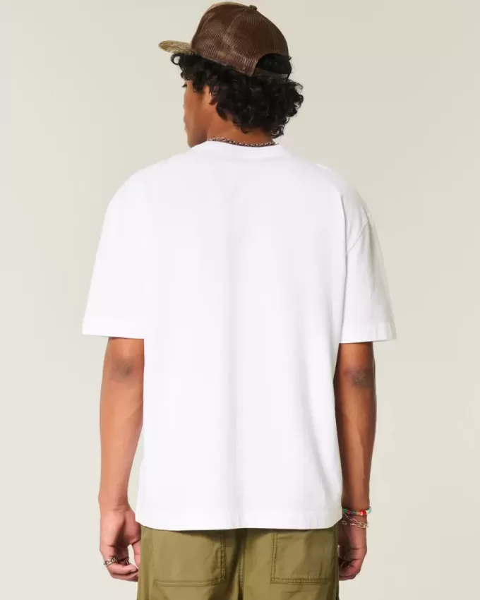 Boxig tungvikts T-shirt i bomull Boxig tungvikts T-shirt i bomull