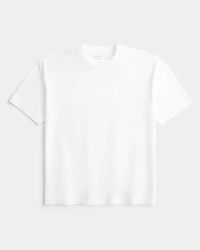 Boxig tungvikts T-shirt i bomull Boxig tungvikts T-shirt i bomull