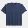 Boxig tungvikts T-shirt med logotyp