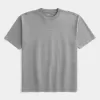 Boxig tungvikts T-shirt med logotyp